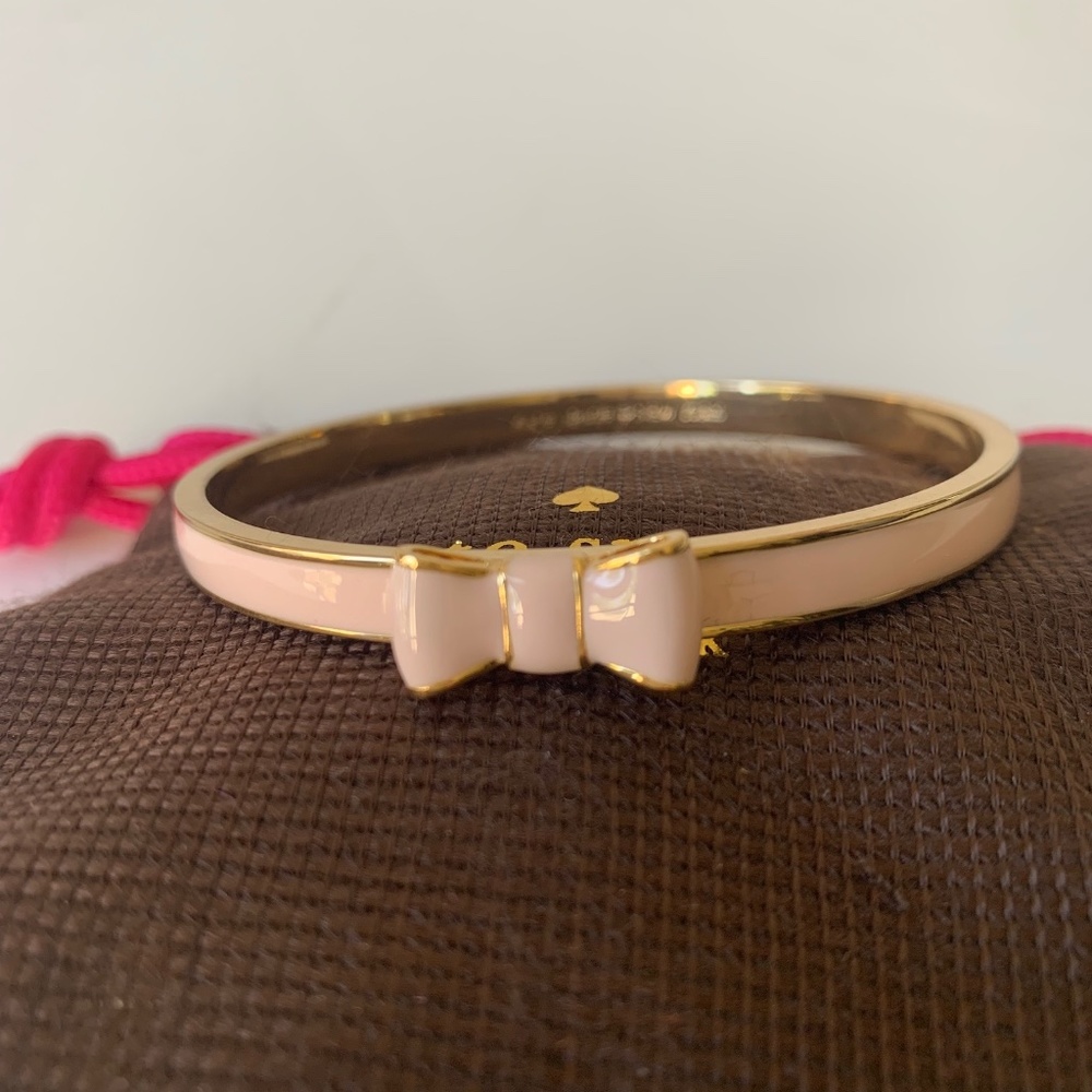 Kate Spade Pink and Gold Glitter Bracelets